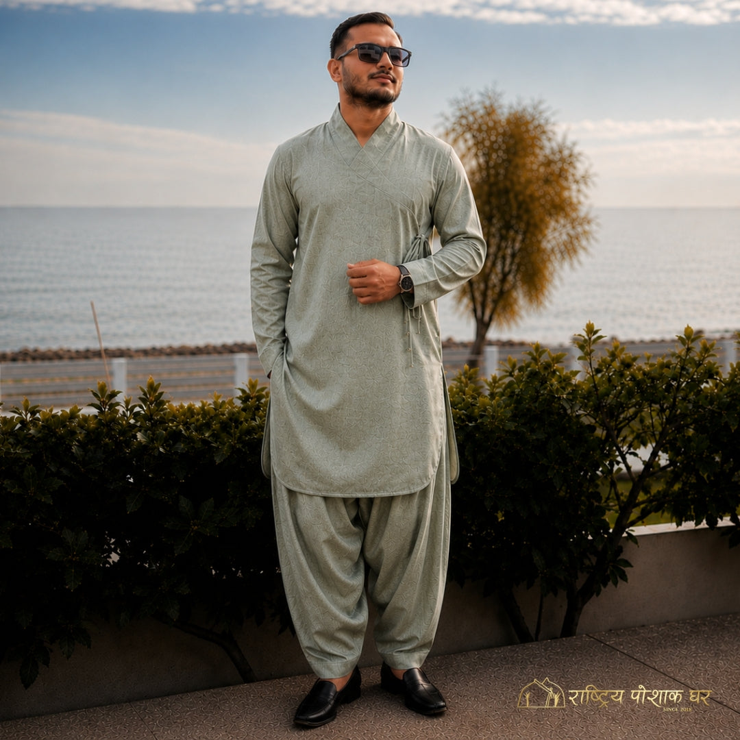 Daura Suruwal – Light Olive